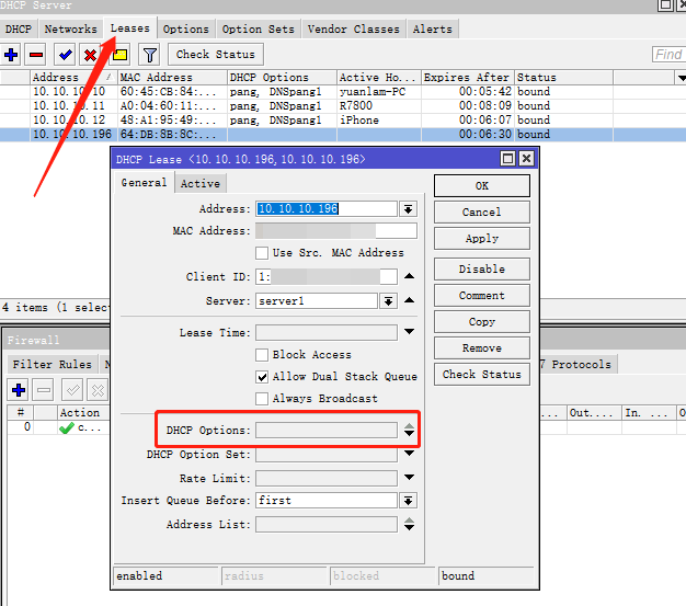 Mikrotik DHCP Options MikroTik 